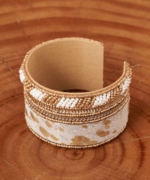 【Aguni/アグニ】ハラコビーズバングル