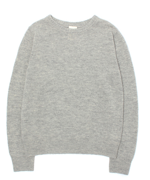 CIAOPANIC（チャオパニック）の「【Ciaopanic】ウォッシャブル天竺編みC/N（ニット/セーター・レディース・アイボリー/グリーン/ダークブルー/ネイビー/ピンク/オレンジ/グレー・FREE）」の3枚目の写真