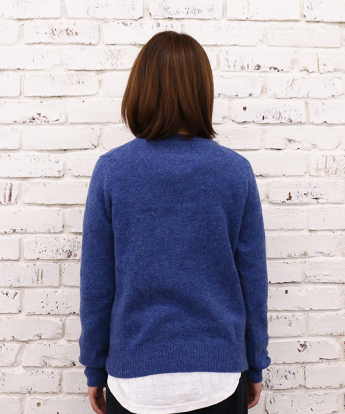 CIAOPANIC（チャオパニック）の「【Ciaopanic】ウォッシャブル天竺編みC/N（ニット/セーター・レディース・アイボリー/グリーン/ダークブルー/ネイビー/ピンク/オレンジ/グレー・FREE）」の14枚目の写真