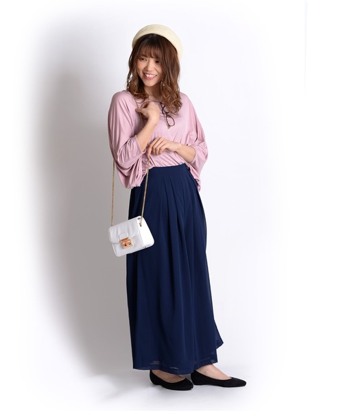 MARAI(マーライ)の「【MARAI】ドルマンカットソー(その他トップス・レディース・グレー/ブルー/ブラック/ホワイト/グリーン/レッド/イエロー/ベージュ/パープル・FREE)」の16枚目の写真