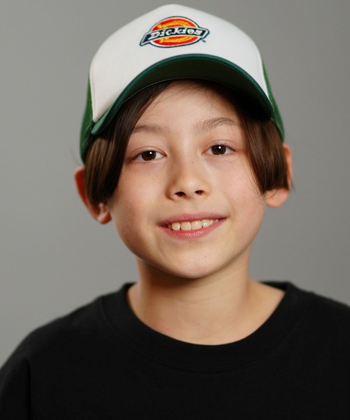 Dickies（ディッキーズ）の「Dickies/ディッキーズ キッズ キャップ EMBメッシュCAP 80566300（キャップ・キッズ・ブラック/レッド/グリーン/ブルー・FREE）」の5枚目の写真