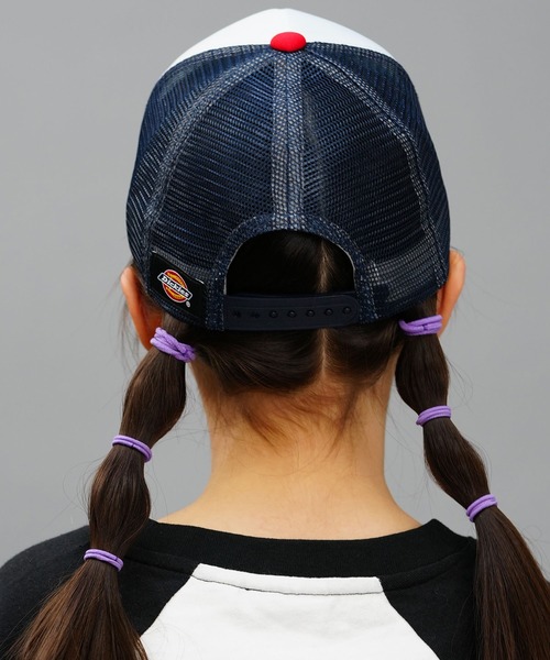 Dickies（ディッキーズ）の「Dickies/ディッキーズ キッズ キャップ EMBメッシュCAP 80566300（キャップ・キッズ・ブラック/レッド/グリーン/ブルー・FREE）」の12枚目の写真