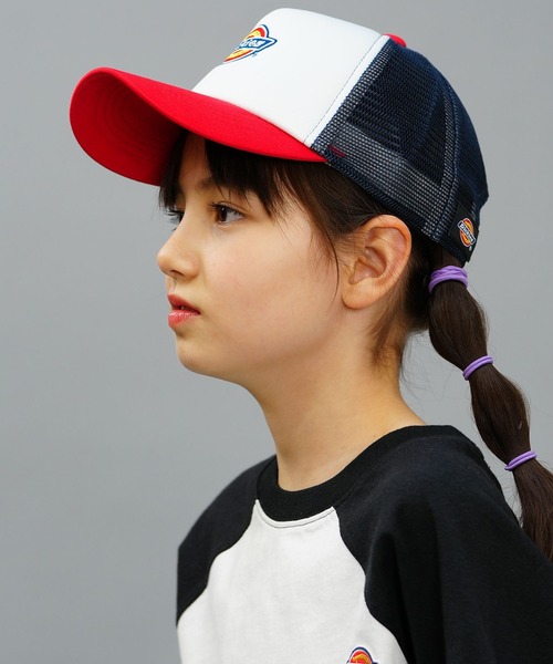 Dickies（ディッキーズ）の「Dickies/ディッキーズ キッズ キャップ EMBメッシュCAP 80566300（キャップ・キッズ・ブラック/レッド/グリーン/ブルー・FREE）」の13枚目の写真