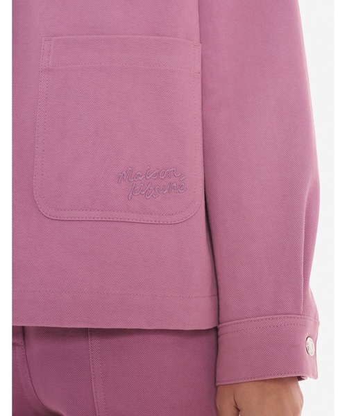 メゾンキツネ　ダブルフェイスジャケット　ウール　ピンク メゾン キツネ2025年春夏ウィメンズコレクション - 「都会の夏」を彩る