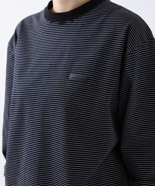 meltum（メルタム）の「BORDER L/S T-SHIRT / ボーダーロングスリーブT