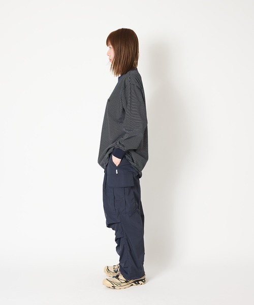 meltum(メルタム)の「BORDER L/S T-SHIRT(Tシャツ/カットソー・メンズ・ネイビー/グレー/ブラック・LARGE/X-LARGE/MEDIUM)」の5枚目の写真