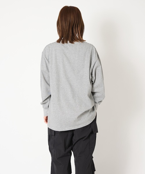 meltum(メルタム)の「BORDER L/S T-SHIRT(Tシャツ/カットソー・メンズ・ネイビー/グレー/ブラック・LARGE/X-LARGE/MEDIUM)」の13枚目の写真