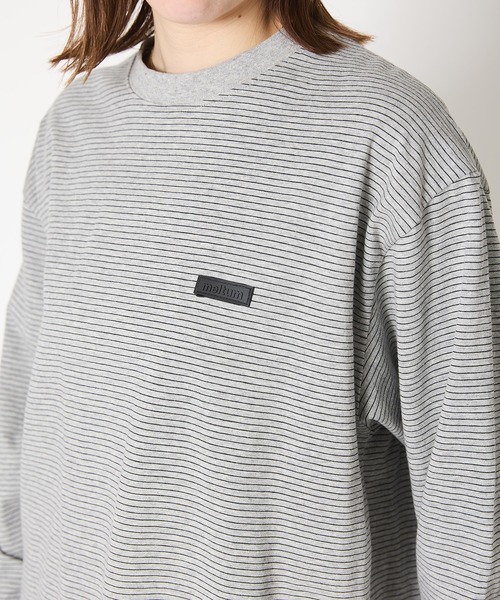 meltum(メルタム)の「BORDER L/S T-SHIRT(Tシャツ/カットソー・メンズ・ネイビー/グレー/ブラック・LARGE/X-LARGE/MEDIUM)」の14枚目の写真