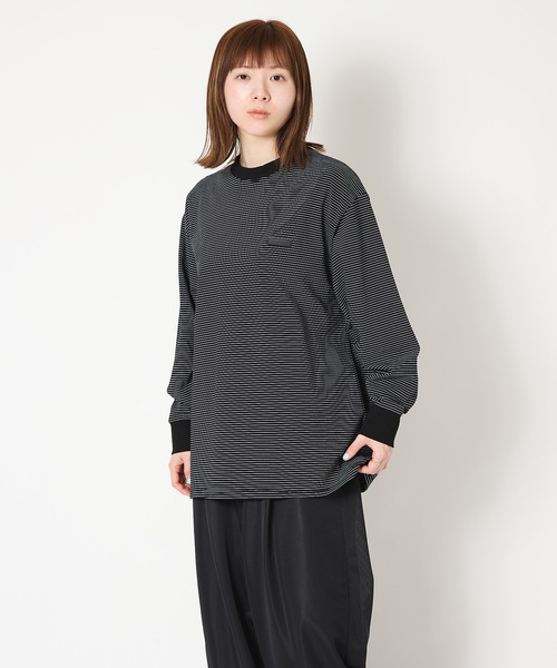 meltum(メルタム)の「BORDER L/S T-SHIRT(Tシャツ/カットソー・メンズ・ネイビー/グレー/ブラック・LARGE/X-LARGE/MEDIUM)」の18枚目の写真