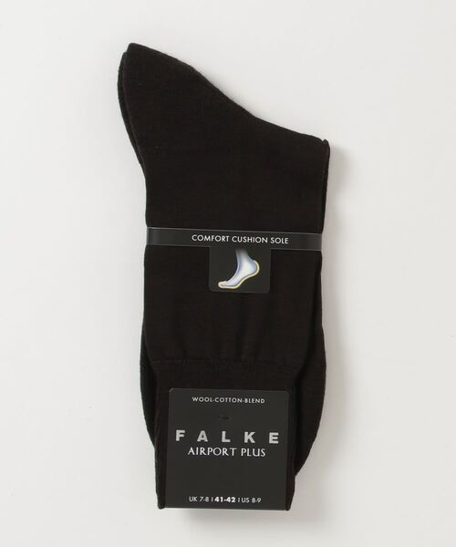 FALKE（ファルケ）の「FALKE / ファルケ：Airport Plus Socks：14403-FALKE[MUS]（ソックス/靴下・メンズ・ブラウン/ブラック系その他/ブラック・41-42）」の3枚目の写真
