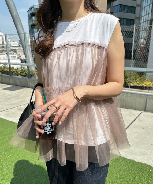 Ꭲ【値下げ⇒プロフに記載あり】ジェマアトリエチュールドッキングマルチ jemma atelier]チュールドッキングマルチオールインワン