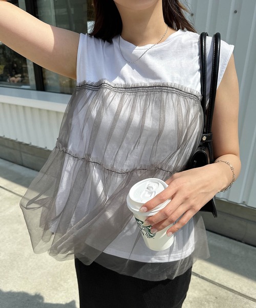 Ꭲ【値下げ⇒プロフに記載あり】ジェマアトリエチュールドッキングマルチ jemma atelier]チュールドッキングマルチオールインワン