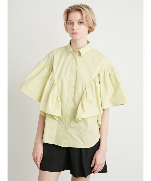 styling/（スタイリング）の「2WAYラッフルギャザーブラウス