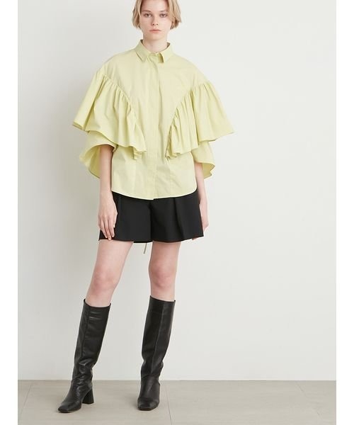 Styling/ 2WAYラッフルギャザーブラウス Styling/ 2WAYラッフルギャザーブラウス - good LIFE STORE
