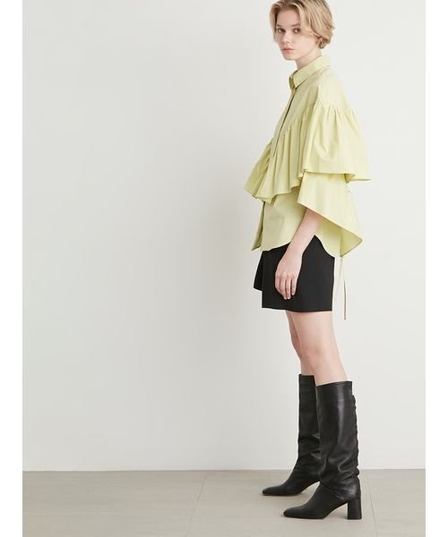 styling/（スタイリング）の「2WAYラッフルギャザーブラウス
