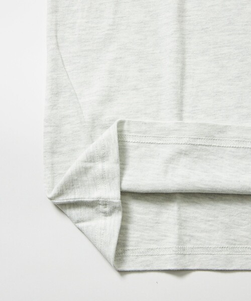 FREAK'S STORE（フリークスストア）の「ワンポイントハート刺繍 ベーシックTシャツ（Tシャツ/カットソー・レディース・チャコールグレー/オフホワイト/ライトグレー/ピンク/その他13・ﾌﾘ-）」の9枚目の写真