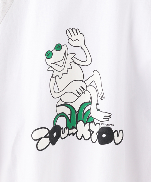 JOINT WORKS(ジョイントワークス)の「COTTON PAN トウ キョウ Laglan-T(Tシャツ/カットソー・メンズ・ホワイト・X-LARGE)」の6枚目の写真