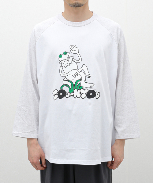 JOINT WORKS(ジョイントワークス)の「COTTON PAN トウ キョウ Laglan-T(Tシャツ/カットソー・メンズ・ホワイト・X-LARGE)」の2枚目の写真