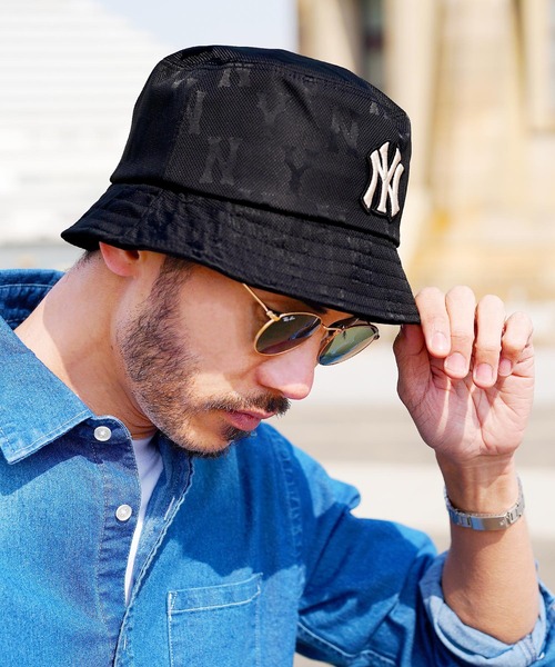MLB(メジャーリーグベースボール)の「MLB(メジャーリーグベースボール) MLB HAT ニューヨーク ヤンキース バケットハット(ハット・メンズ・ブラック・FREE)」の5枚目の写真