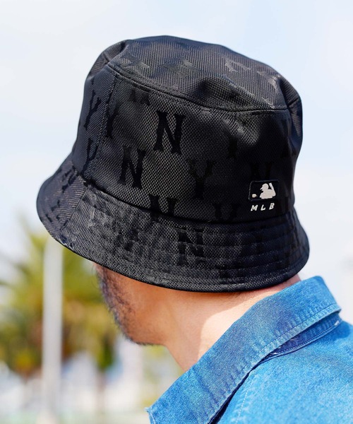 MLB(メジャーリーグベースボール)の「MLB(メジャーリーグベースボール) MLB HAT ニューヨーク ヤンキース バケットハット(ハット・メンズ・ブラック・FREE)」の6枚目の写真