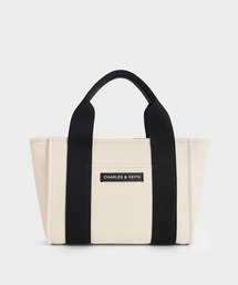 CHARLES & KEITH | Kayケイストライプトートバッグ(トートバッグ)