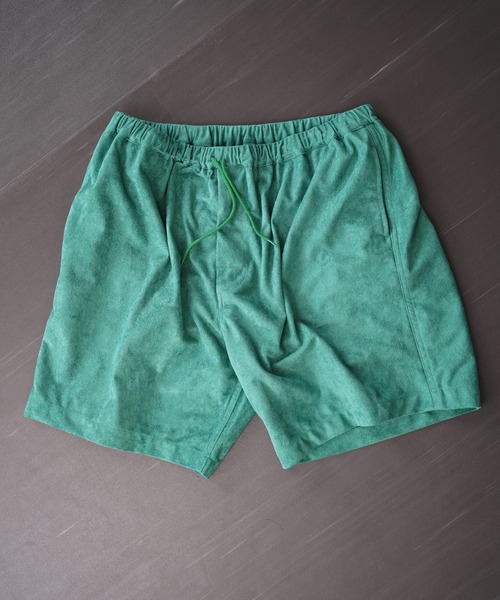 SUNNY  SPORTS（サニースポーツ）の「【SUNNY SPORTS サニースポーツ】 FAKE SUEDE BAGGY SHORT PANTS　スウェード　ショーツ（その他パンツ・メンズ・グリーン/ブラック/ブラウン・LARGE/MEDIUM）」の8枚目の写真