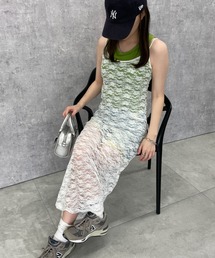 WEGO/バックリボンレースキャミワンピース