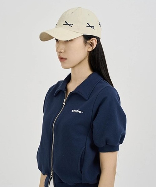 3.3 Field Trip （3.3フィールドトリップ）の「3.3 Field Trip／リボン　ＣＡＰ（キャップ・レディース・ネイビー/ベージュ・FREE）」の16枚目の写真