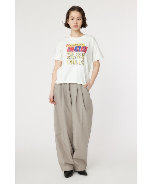 RODEO CROWNS WIDE BOWL(ロデオクラウンズワイドボウル)の「CAB CALL Tシャツ(Tシャツ/カットソー・レディース・杢グレー/チャコールグレー/オフホワイト・FREE)」の12枚目の写真