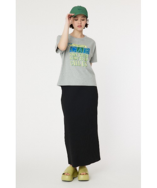 RODEO CROWNS WIDE BOWL(ロデオクラウンズワイドボウル)の「CAB CALL Tシャツ(Tシャツ/カットソー・レディース・杢グレー/チャコールグレー/オフホワイト・FREE)」の17枚目の写真