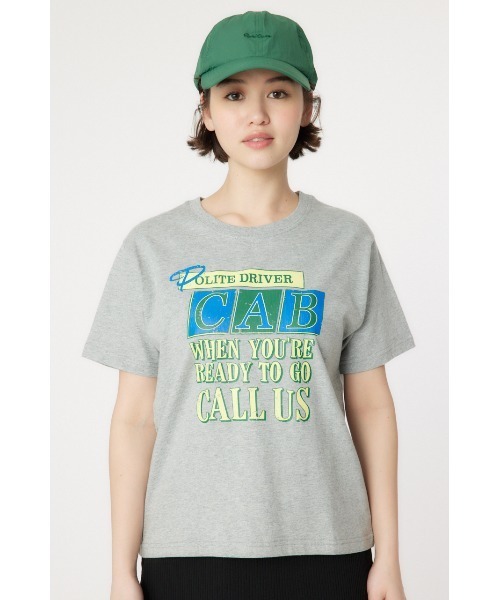 RODEO CROWNS WIDE BOWL(ロデオクラウンズワイドボウル)の「CAB CALL Tシャツ(Tシャツ/カットソー・レディース・杢グレー/チャコールグレー/オフホワイト・FREE)」の19枚目の写真