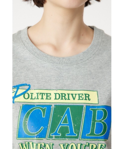 RODEO CROWNS WIDE BOWL(ロデオクラウンズワイドボウル)の「CAB CALL Tシャツ(Tシャツ/カットソー・レディース・杢グレー/チャコールグレー/オフホワイト・FREE)」の22枚目の写真