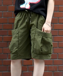 nylon washer cargo shorts/水陸両用 ナイロン ワッシャー カーゴショーツ