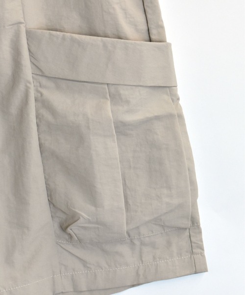 Starting Over(スターティングオーバー)の「nylon washer cargo shorts/水陸両用 ナイロン ワッシャー カーゴショーツ(カーゴパンツ・メンズ・ブラック/ベージュ/カーキ・XL/L/M)」の9枚目の写真