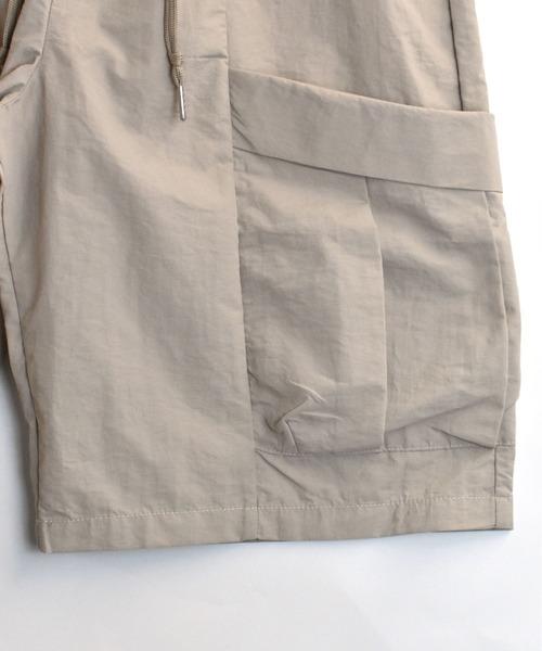 Starting Over(スターティングオーバー)の「nylon washer cargo shorts/水陸両用 ナイロン ワッシャー カーゴショーツ(カーゴパンツ・メンズ・ブラック/ベージュ/カーキ・XL/L/M)」の10枚目の写真
