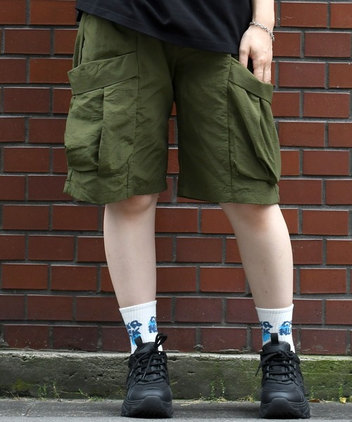 Starting Over(スターティングオーバー)の「nylon washer cargo shorts/水陸両用 ナイロン ワッシャー カーゴショーツ(カーゴパンツ・メンズ・ブラック/ベージュ/カーキ・XL/L/M)」の22枚目の写真