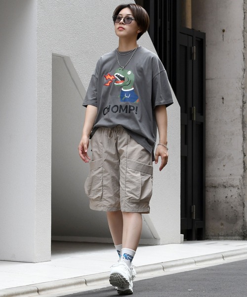Starting Over(スターティングオーバー)の「nylon washer cargo shorts/水陸両用 ナイロン ワッシャー カーゴショーツ(カーゴパンツ・メンズ・ブラック/ベージュ/カーキ・XL/L/M)」の12枚目の写真