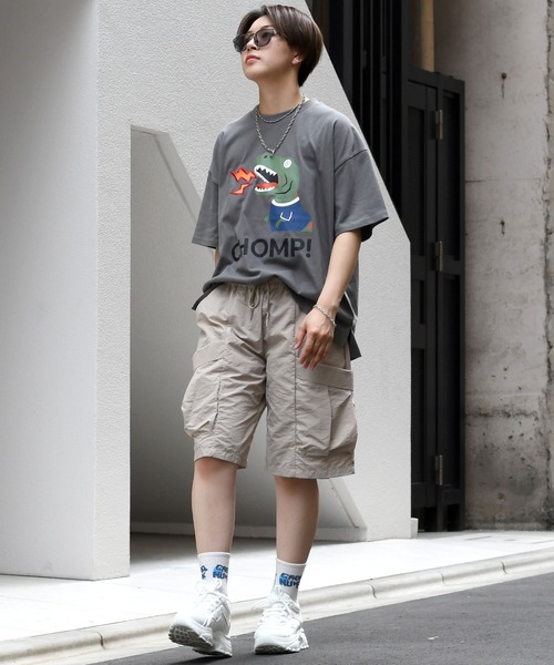 Starting Over(スターティングオーバー)の「nylon washer cargo shorts/水陸両用 ナイロン ワッシャー カーゴショーツ(カーゴパンツ・メンズ・ブラック/ベージュ/カーキ・XL/L/M)」の13枚目の写真