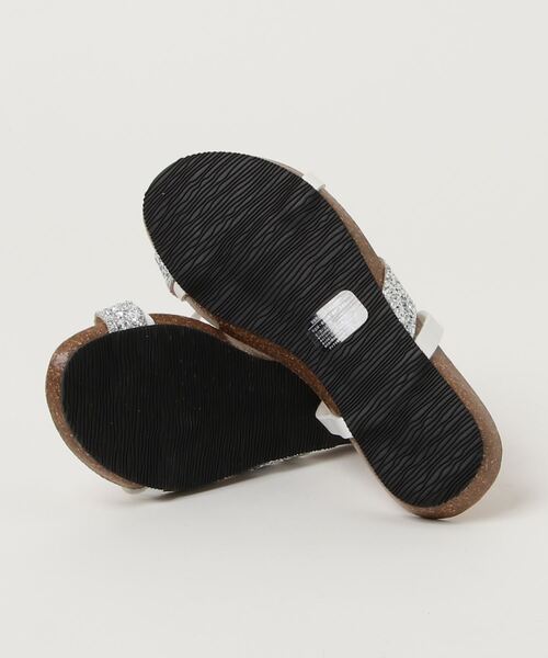 PLAKTON(プラクトン)の「【PLAKTON】カラー別注 バイカラーグリッターサンダル(サンダル・レディース・ブラック/ホワイト/ピンク・S/M/L)」の12枚目の写真