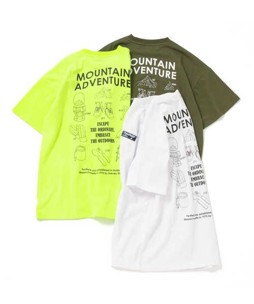 PEN FIELD(ペンフィールド)の「【Penfield】【防虫加工】バックアウトドアツールプリント半袖Tシャツ(Tシャツ/カットソー・キッズ・カーキ/ホワイト/イエロー・140cm/170cm/160cm/150cm)」の12枚目の写真