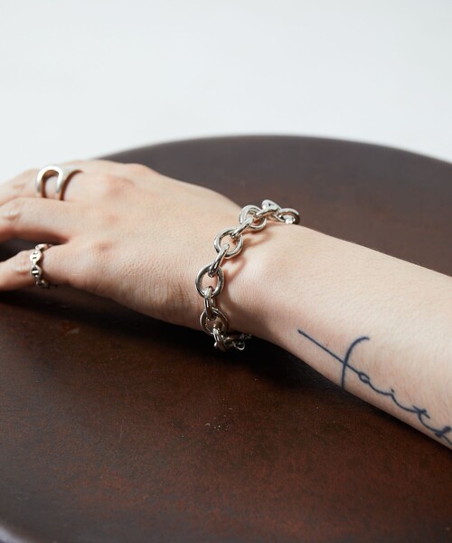 FREAK'S STORE（フリークスストア）の「限定展開 シルバー チェーン ブレスレット（ブレスレット・メンズ・シルバー・ﾌﾘ-）」の2枚目の写真