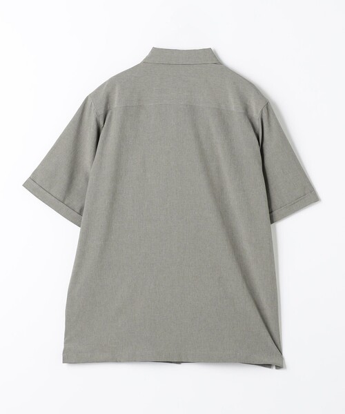 green label relaxing（グリーンレーベルリラクシング）の「【WEB限定】JUSTFIT ソリッド オープンカラー シャツ（シャツ/ブラウス・メンズ・ブラック/オリーブ/ダークグレー・L/XL/M/S）」の11枚目の写真