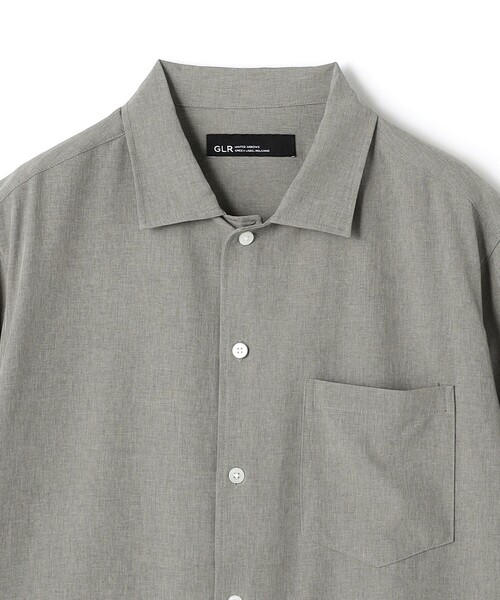 green label relaxing（グリーンレーベルリラクシング）の「【WEB限定】JUSTFIT ソリッド オープンカラー シャツ（シャツ/ブラウス・メンズ・ブラック/オリーブ/ダークグレー・L/XL/M/S）」の12枚目の写真