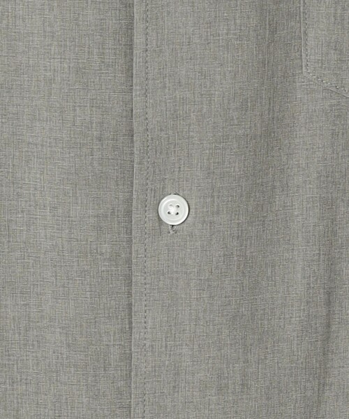 green label relaxing（グリーンレーベルリラクシング）の「【WEB限定】JUSTFIT ソリッド オープンカラー シャツ（シャツ/ブラウス・メンズ・ブラック/オリーブ/ダークグレー・L/XL/M/S）」の15枚目の写真