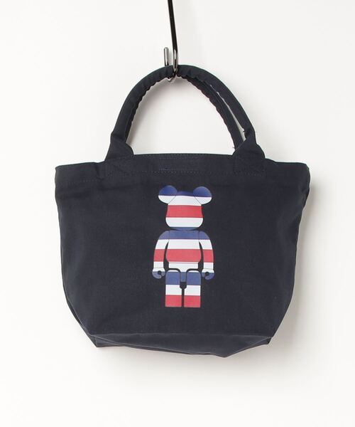 TMT(ティーエムティー)の「BE@RBRICK×TMT TOTE BAG(トートバッグ・メンズ・ネイビー・FREE)」の8枚目の写真