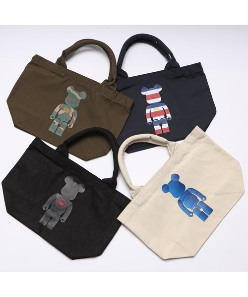 TMT(ティーエムティー)の「BE@RBRICK×TMT TOTE BAG(トートバッグ・メンズ・ネイビー・FREE)」の7枚目の写真