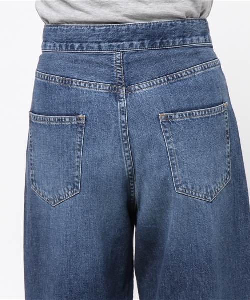 JOHN LAWRENCE SULLIVAN（ジョンローレンスサリバン）の「WIDE JEANS（デニムパンツ・レディース・インディゴブルー/ブラック・6/8）」の7枚目の写真