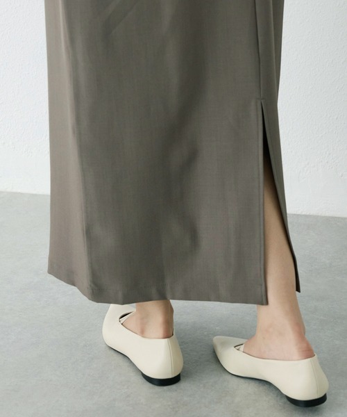 LAVEANGE（ラビアンジェ）の「ダブル釦ジャンスカワンピース