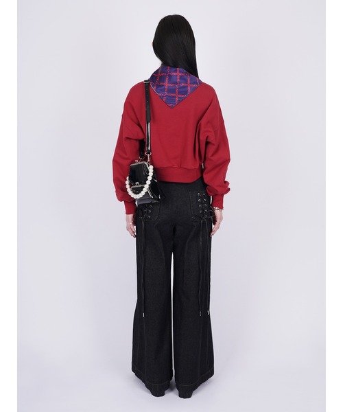 パンツ PAMEO POSE Laces-up Denim Baggy Trousers Laces-up Denim Baggy Trousers – PAMEO POSE | 公式オンライン