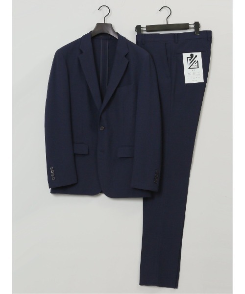 タカキュー クロスストレッチ ノータックビジネスパンツ バーズアイ紺(セットアップ可能)（スーツパンツ）｜TAKA-Q（タカキュー）